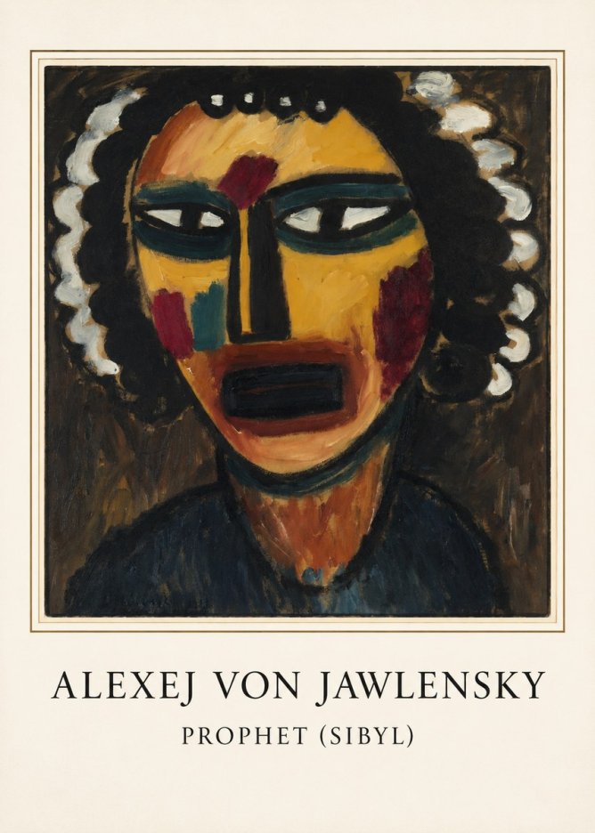 Alexej von Jawlensky Prophet (Sibil) No3 - Póster