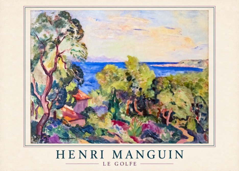 Henri Manguin Le Golfe No4 - Póster