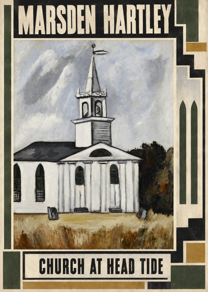 Marsden Hartley Church at Head Tide No2 - Póster