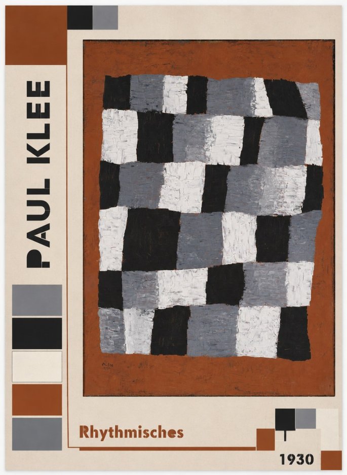 Paul Klee Rhythmisches No2 - Póster