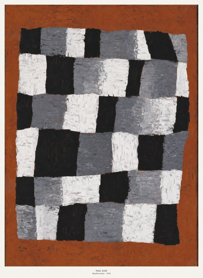 Paul Klee Rhythmisches No6 - Póster