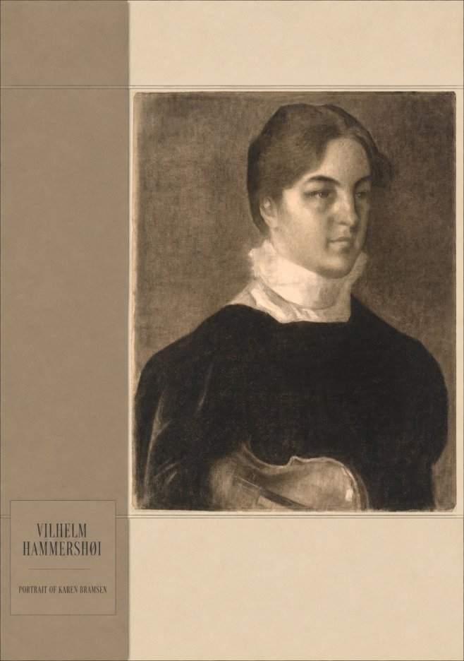 Vilhelm Hammershøi Portrait of Karen Bramsen No3 - Póster