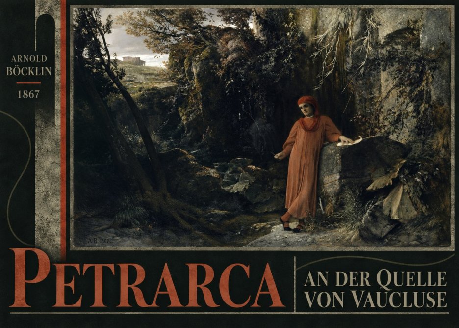 Arnold Böcklin Petrarca an Der Quelle Von Vaucluse No6 - Póster
