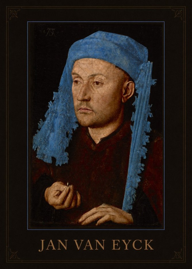 Jan van Eyck Portrait of a Man (Léal Souvenir) No1 - Póster
