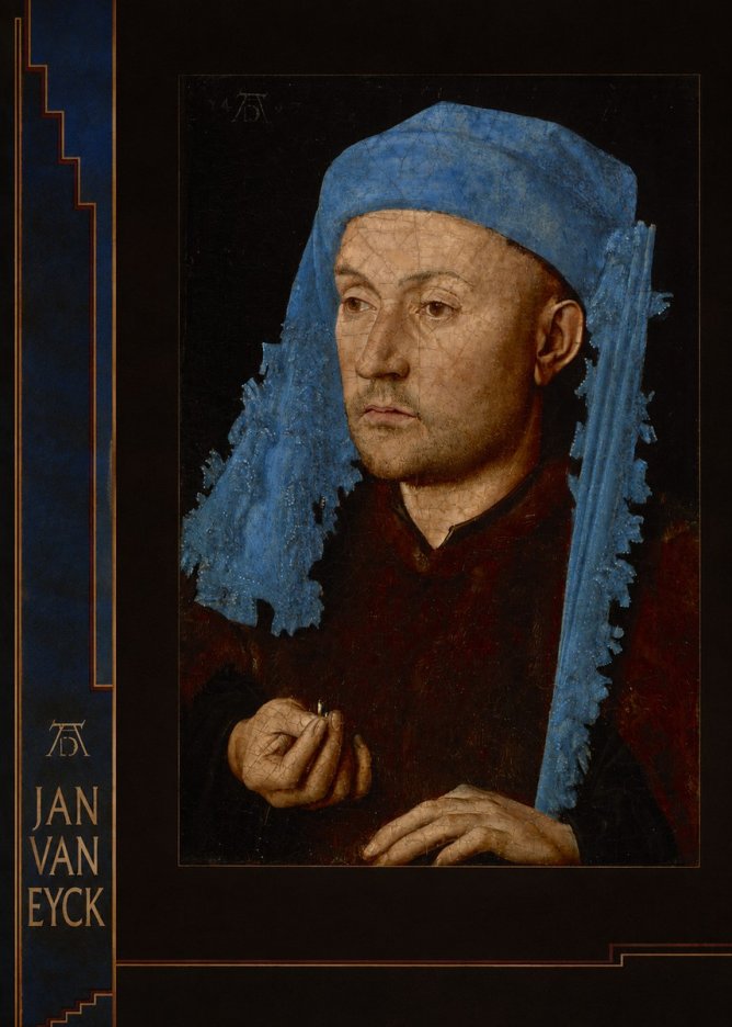 Jan van Eyck Portrait of a Man (Léal Souvenir) No6 - Póster
