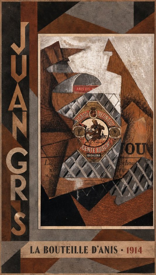 Juan Gris La Bouteille D'anis - 1914 No2 - Póster
