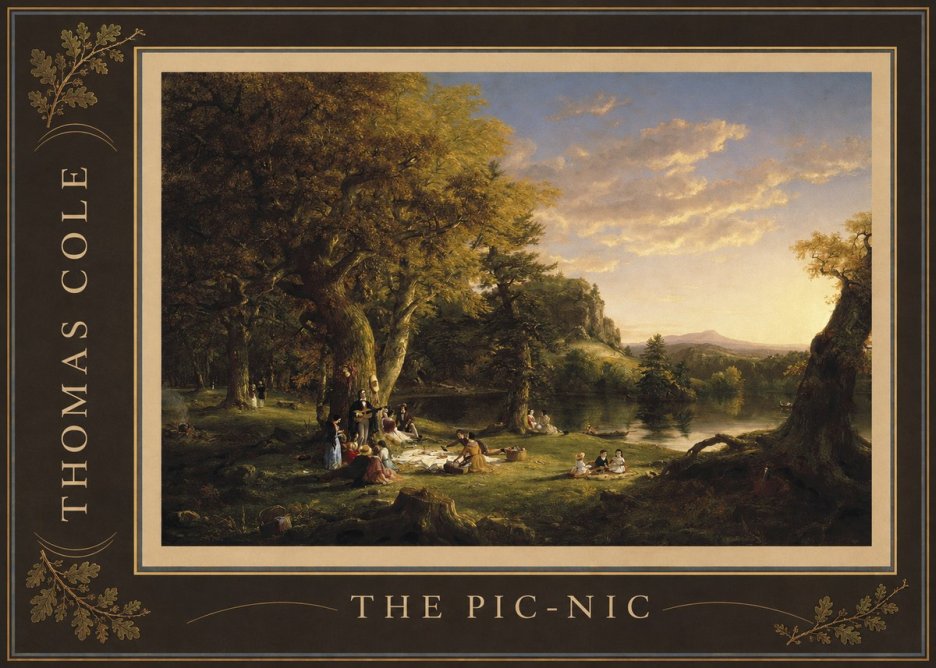 Thomas Cole The Pic-nic II No2 - Póster