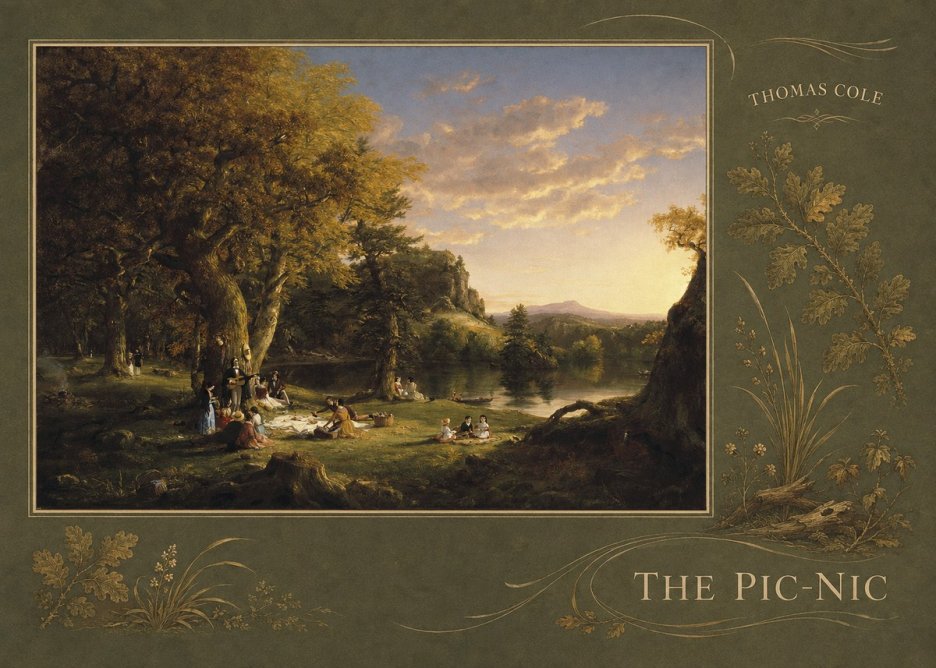 Thomas Cole The Pic-nic II No5 - Póster