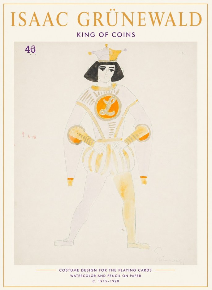 Isaac Grünewald King of Coins No1 - Póster