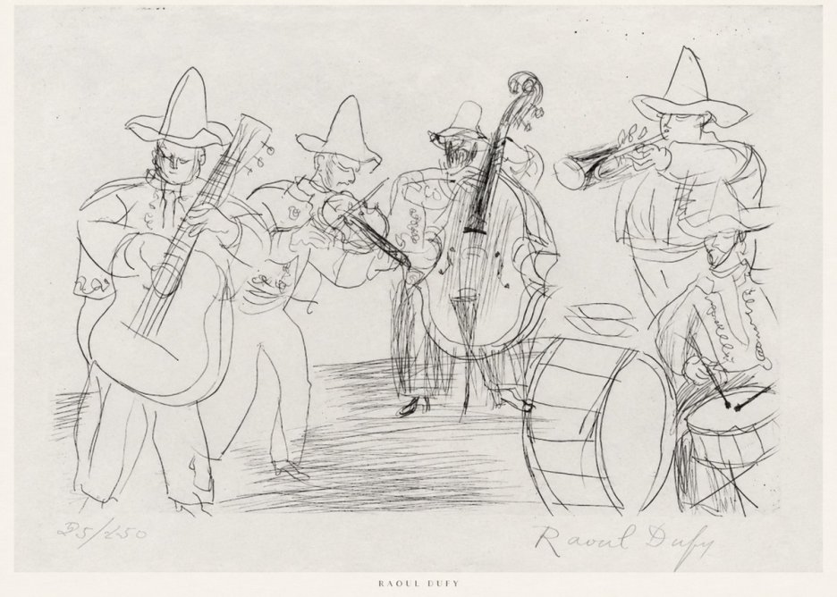 Raoul Dufy Musicians No6 - Póster