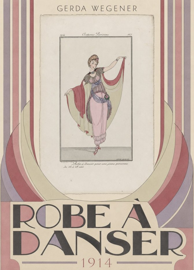 Gerda Wegener Robe À Danser No5 - Póster
