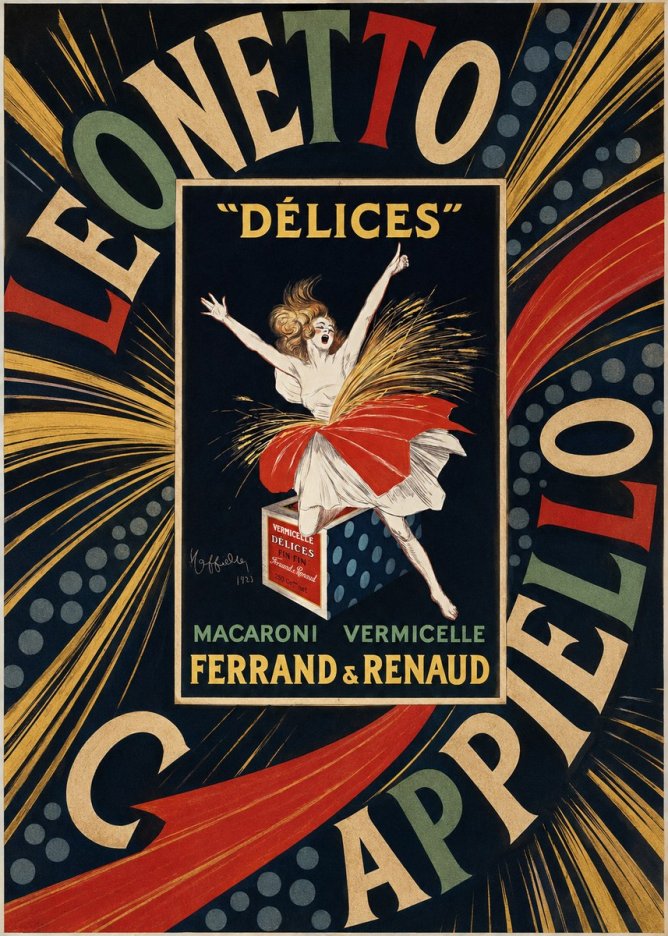 Leonetto Cappiello Délices II No5 - Póster