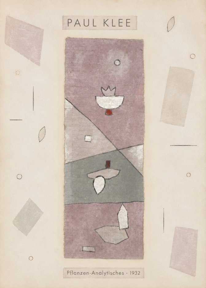 Paul Klee Pflanzen-analytisches No3 - Póster