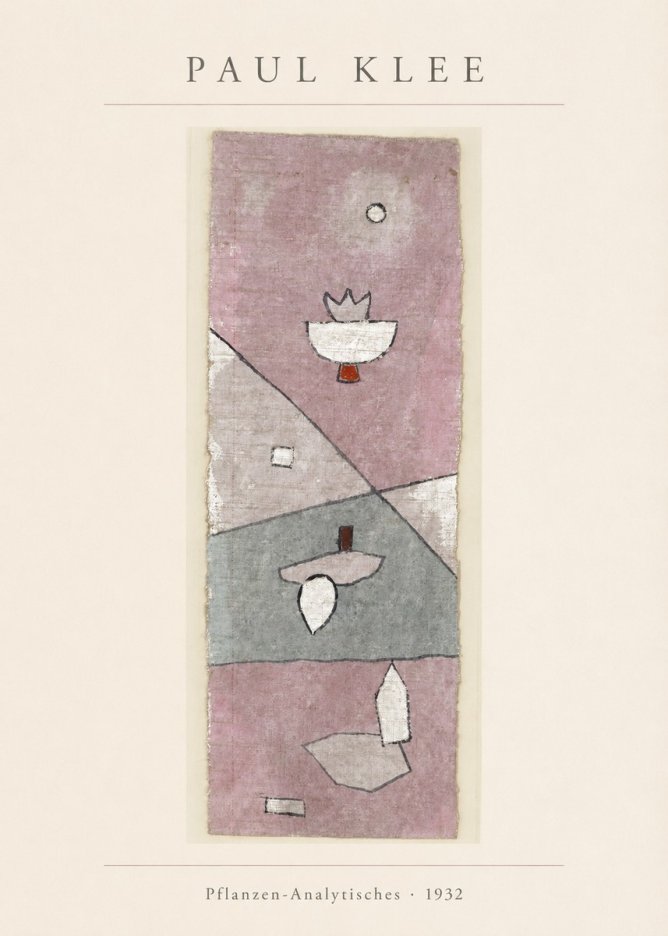 Paul Klee Pflanzen-analytisches No4 - Póster