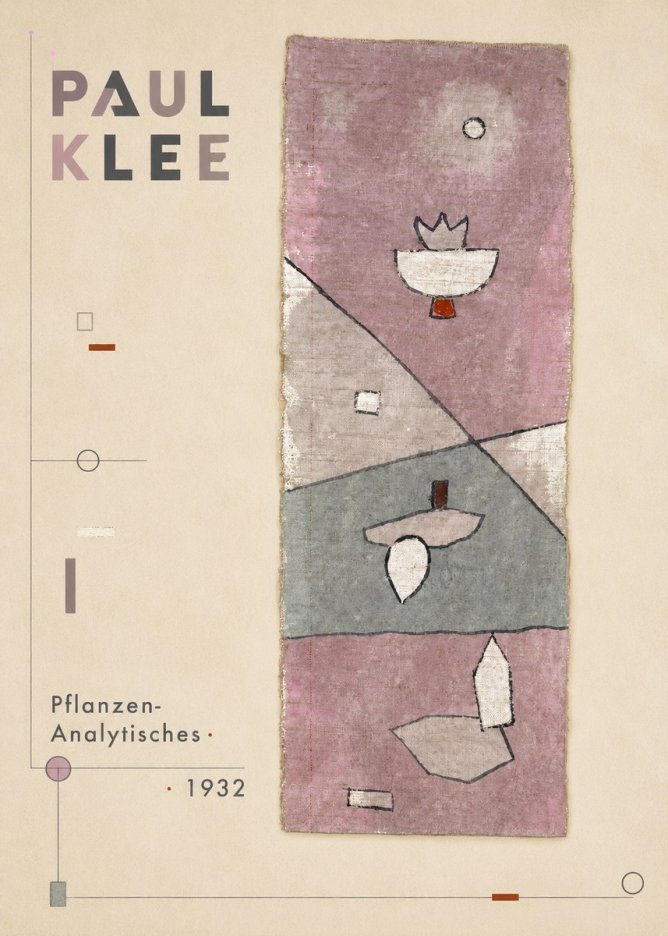 Paul Klee Pflanzen-analytisches No6 - Póster