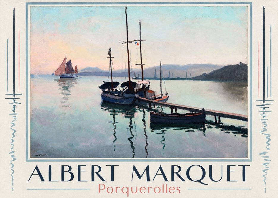 Albert Marquet Porquerolles No1 - Póster