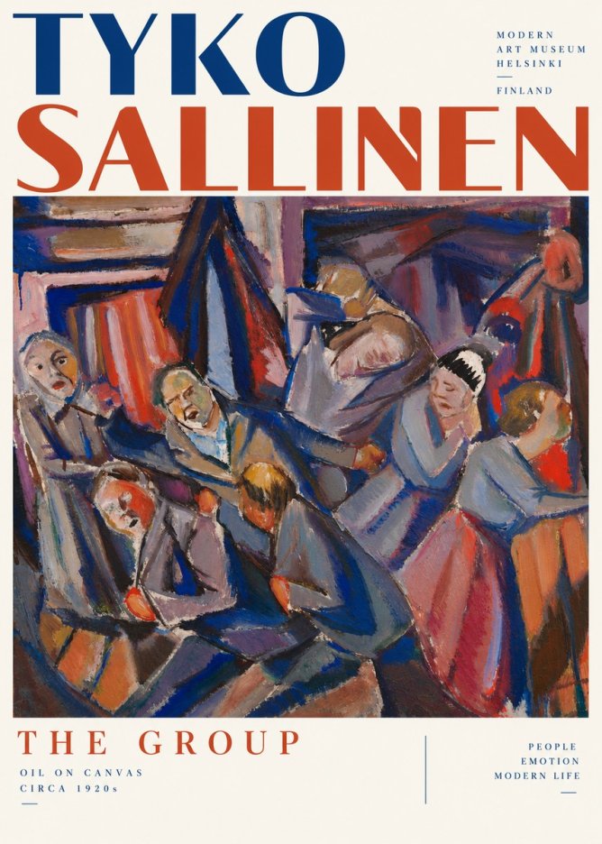 Tyko Sallinen The Group No6 - Póster