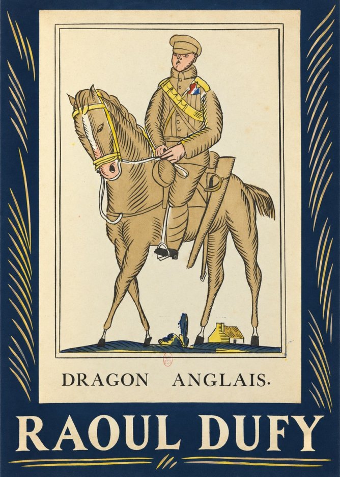 Raoul Dufy Dragon Anglais No3 - Póster