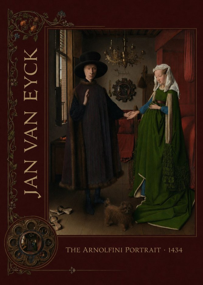 Jan van Eyck The Arnolfini Portrait VII No2 - Póster