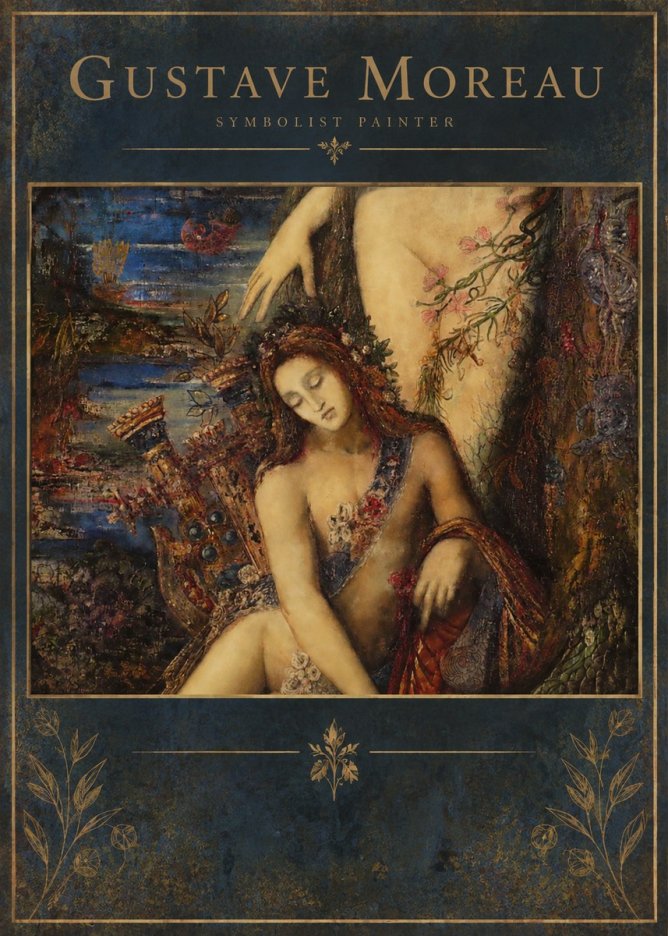 Gustave Moreau Symbolist Painting No2 - Póster