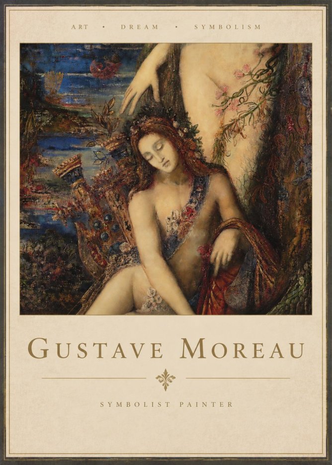 Gustave Moreau Symbolist Painting No3 - Póster