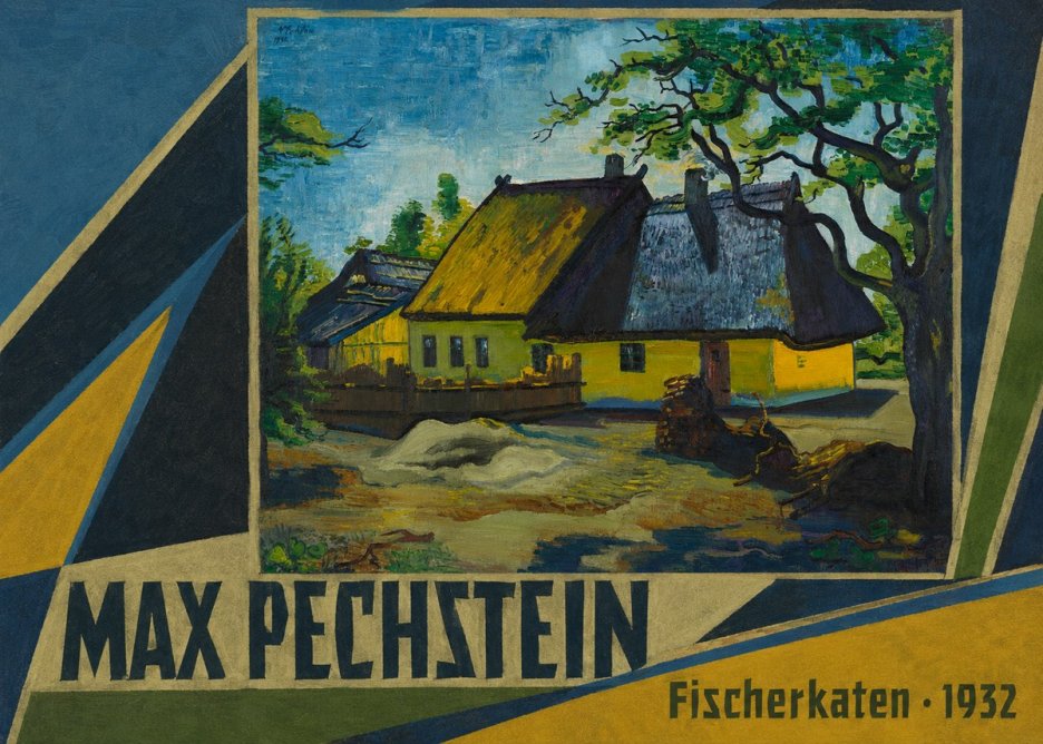 Max Pechstein Fischerkaten No2 - Póster