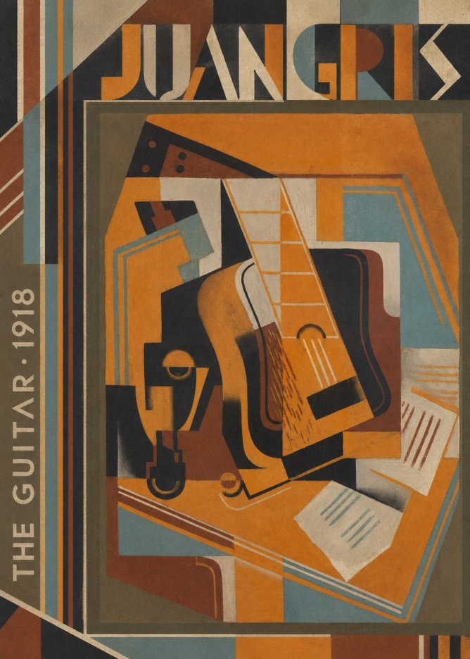 Juan Gris The Guitar No4 - Póster