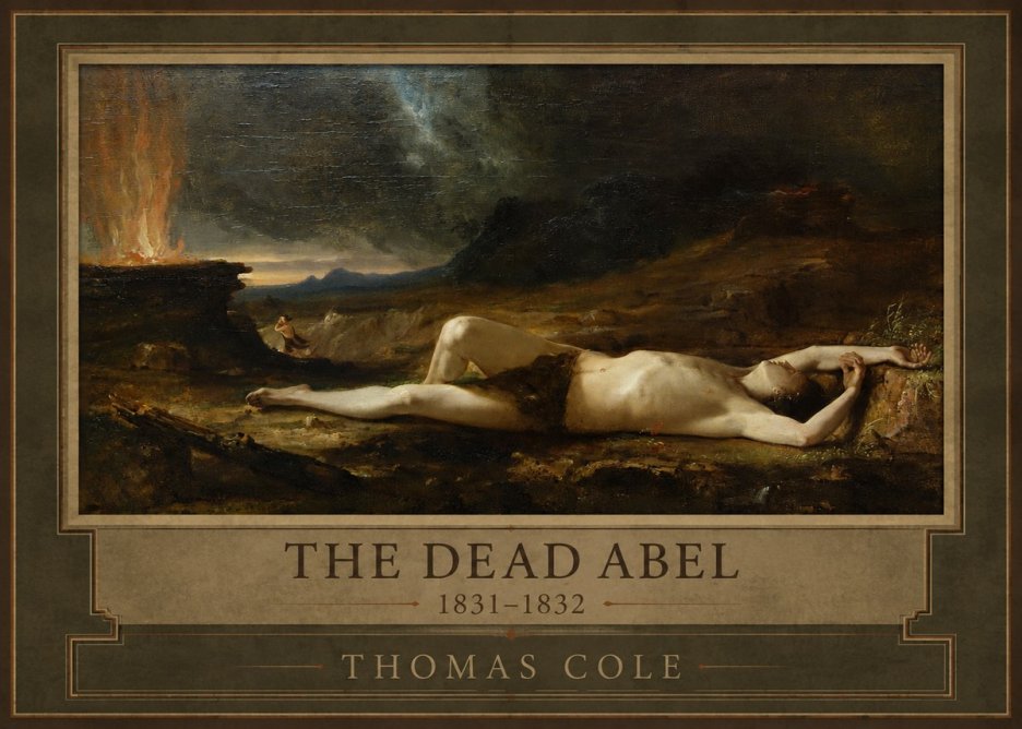 Thomas Cole The Dead Abel No1 - Póster