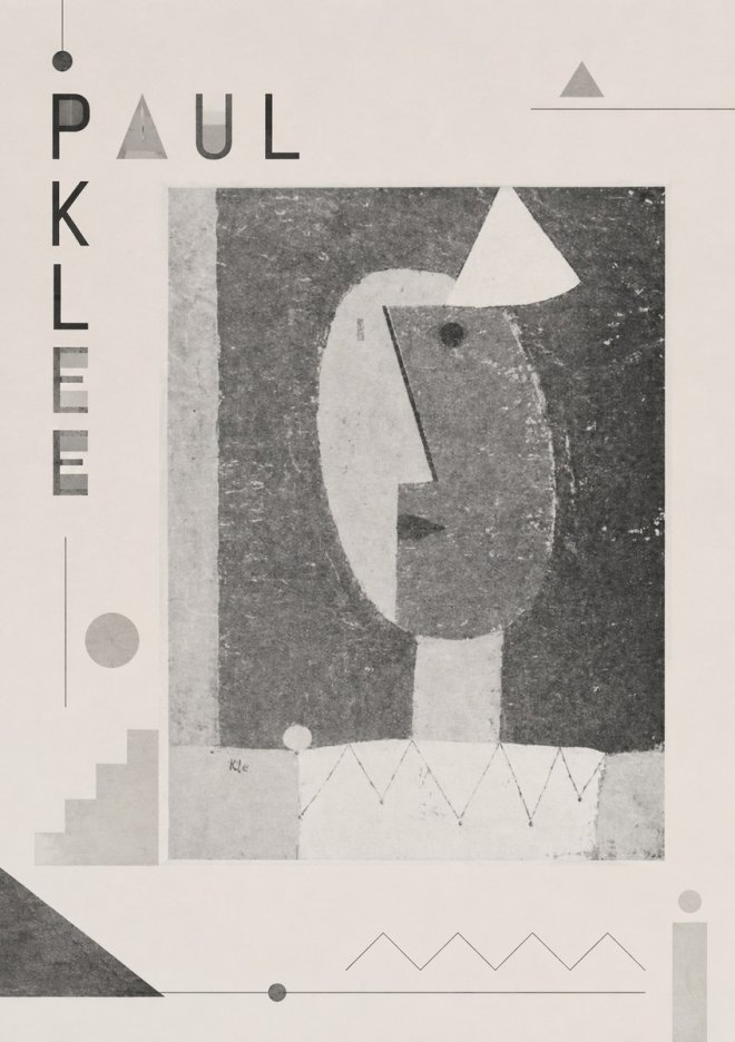 Paul Klee The Clown No4 - Póster