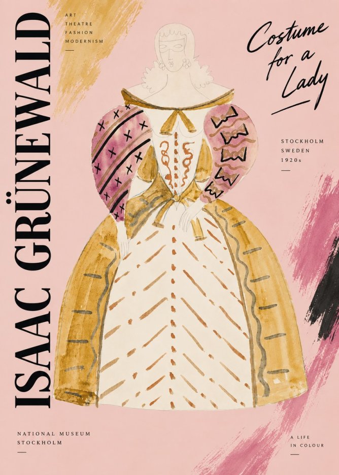 Isaac Grünewald Costume Design XII No6 - Póster