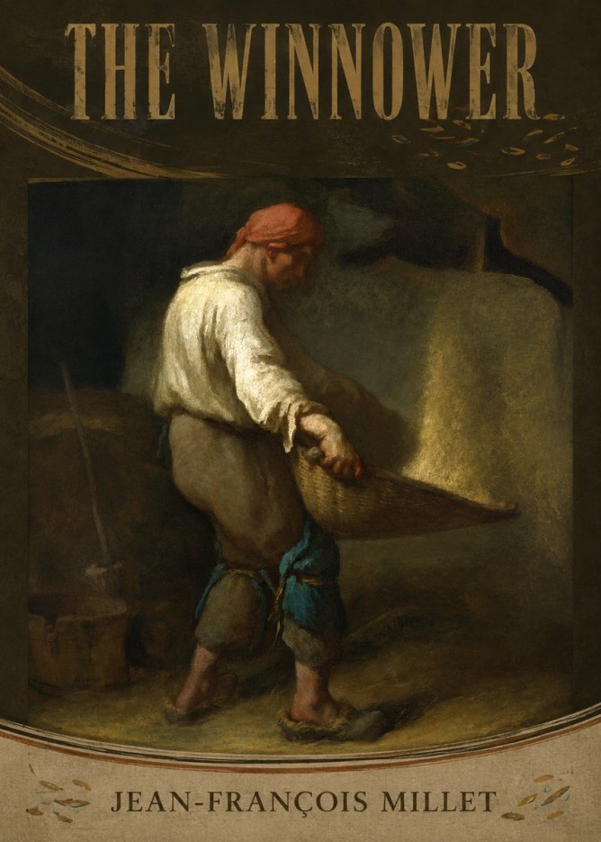Jean-François Millet The Winnower No3 - Póster