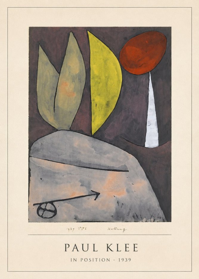 Paul Klee In Position No3 - Póster