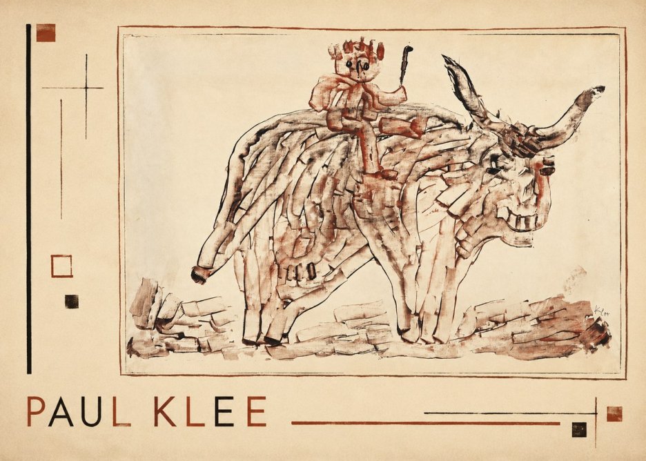 Paul Klee Bear Rider No2 - Póster