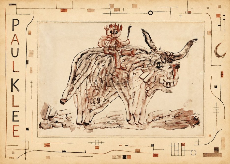 Paul Klee Bear Rider No3 - Póster