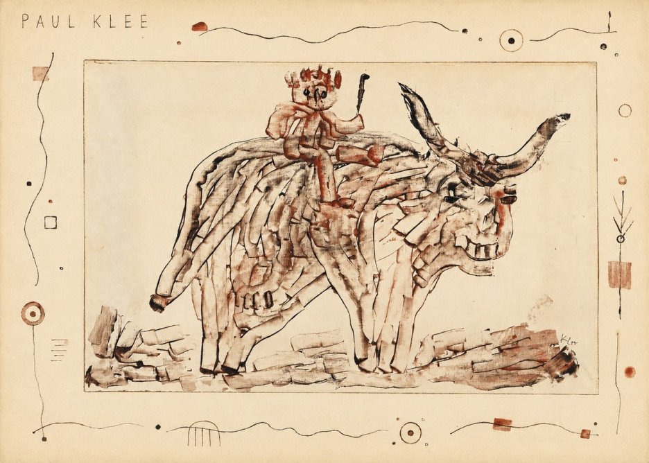 Paul Klee Bear Rider No5 - Póster