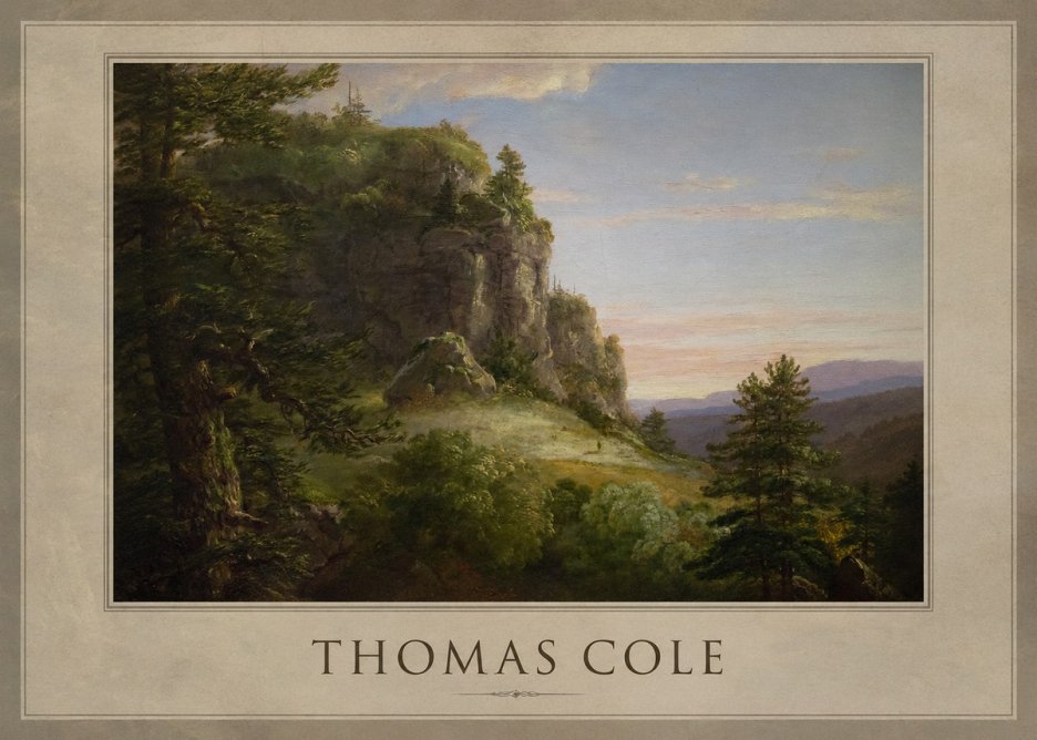 Thomas Cole Landscape, the Old Mill No4 - Póster