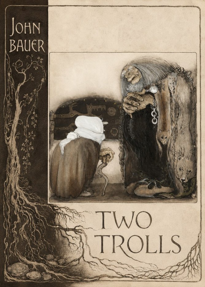 John Bauer Two Trolls No2 - Póster
