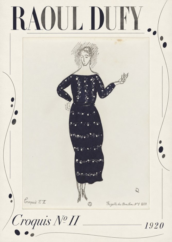 Raoul Dufy Croquis N° Ii No3 - Póster