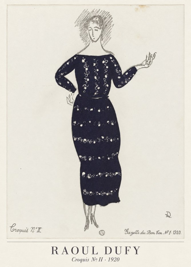 Raoul Dufy Croquis N° Ii No6 - Póster