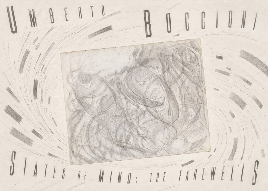 Umberto Boccioni States of Mind: the Farewells No5 - Póster