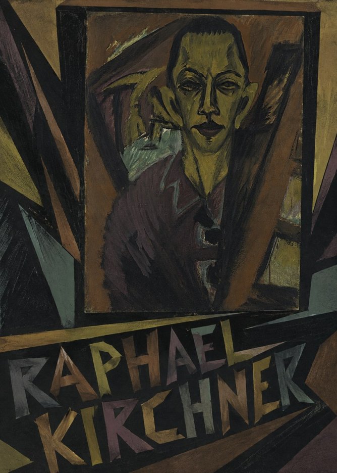 Raphael Kirchner Self-portrait No4 - Póster