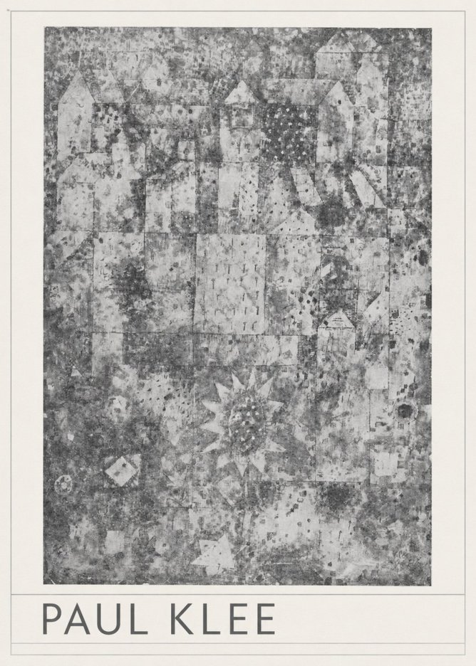 Paul Klee Town and Country No3 - Póster