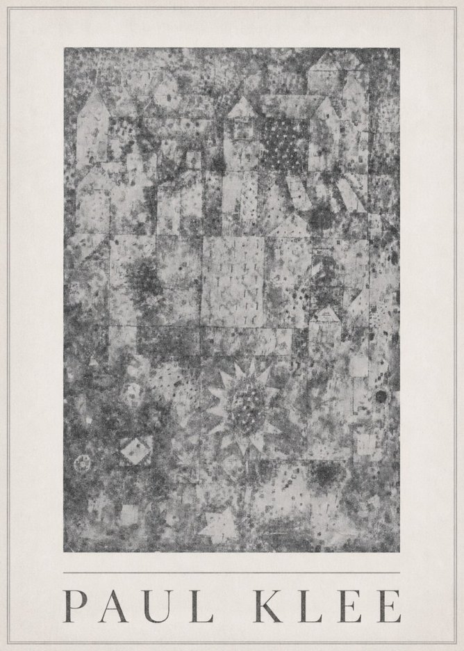 Paul Klee Town and Country No5 - Póster