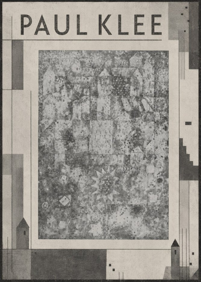 Paul Klee Town and Country No6 - Póster