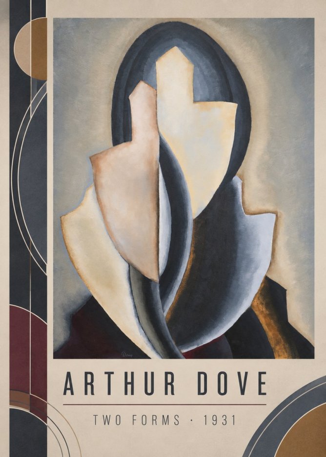 Arthur Dove Two Forms No2 - Póster