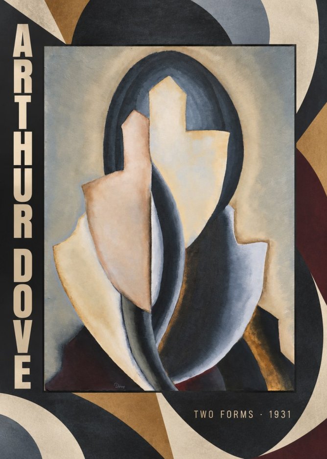 Arthur Dove Two Forms No5 - Póster