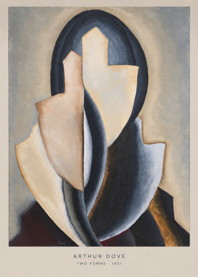 Arthur Dove Two Forms No6 - Póster