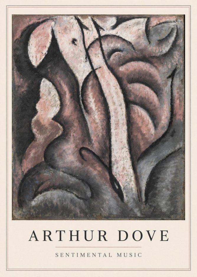 Arthur Dove Sentimental Music II No4 - Póster