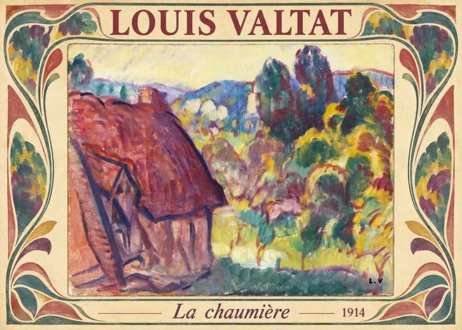 Louis Valtat La Chaumière No4 - Póster