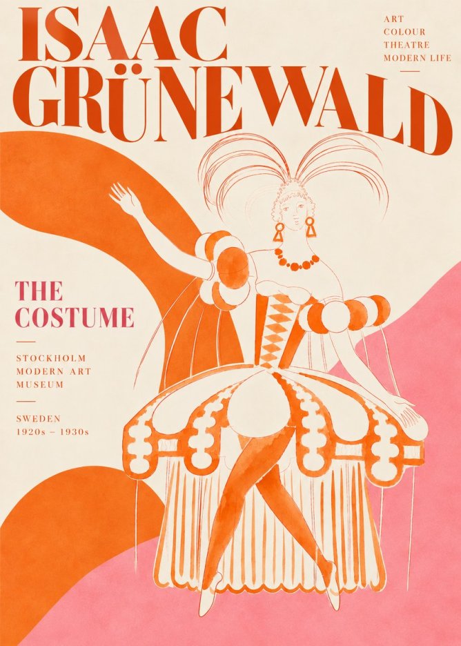 Isaac Grünewald The Costume II No5 - Póster